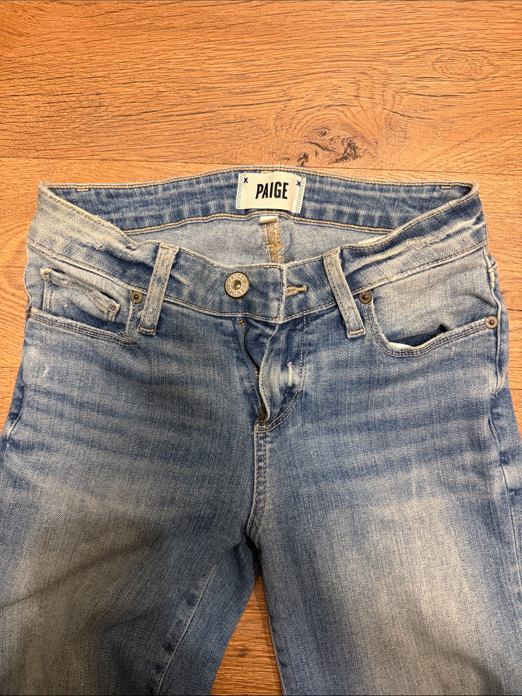 Paige Light Wash Blue Women's Jeans 24